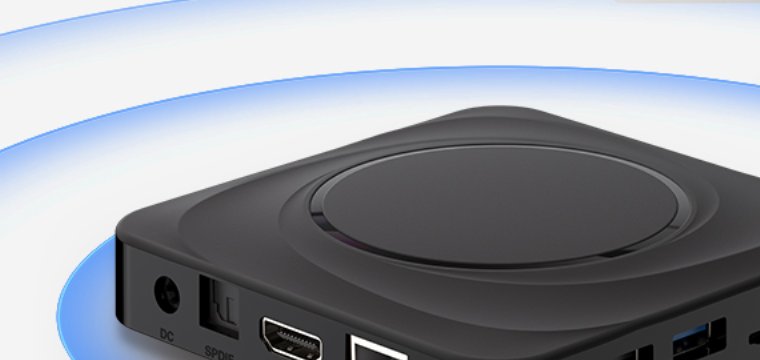 Netwerk-, voedings- en HDMI-aansluitingen van de hub